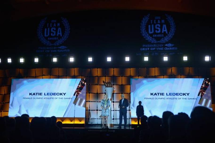 Katie Ledecky premiata come miglior atleta dei Giochi di Rio 2016